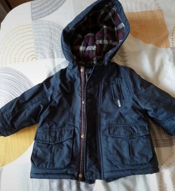 Manteau à capuche hiver 12M