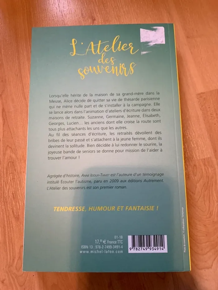 Livre l’atelier des souvenirs - photo numéro 2