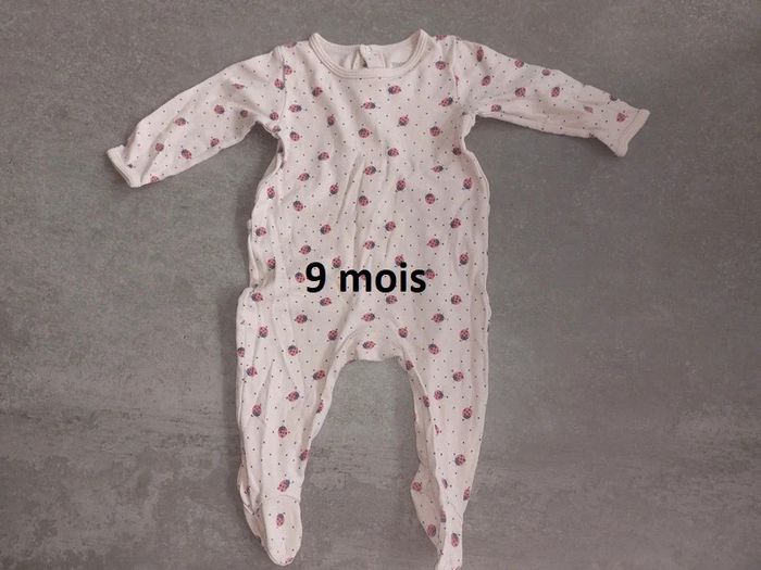 Pyjama grenouillère coccinelle