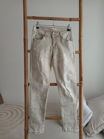 Pantalon beige à motifs Onado taille S