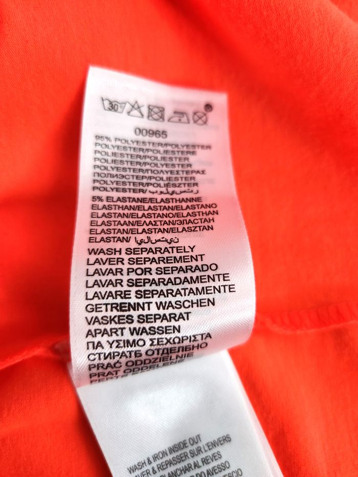 T-shirt DC Shoes - Orange - Taille XS - Motif Vintage - photo numéro 7