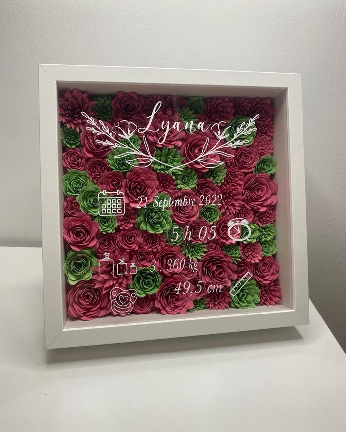 Cadre vitrine fleuri 🌸 - photo numéro 2