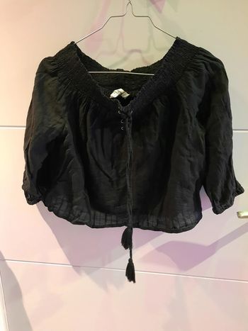 Top noir épaules dénudées Jennyfer - Taille M