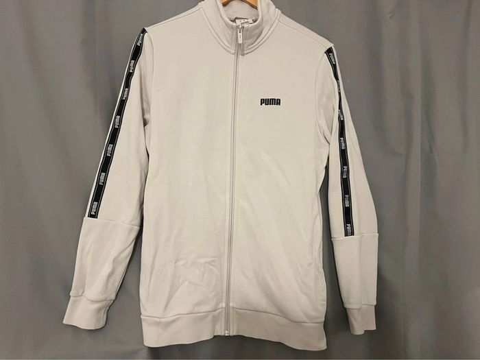 Gilet de survêtement puma blanc et noir