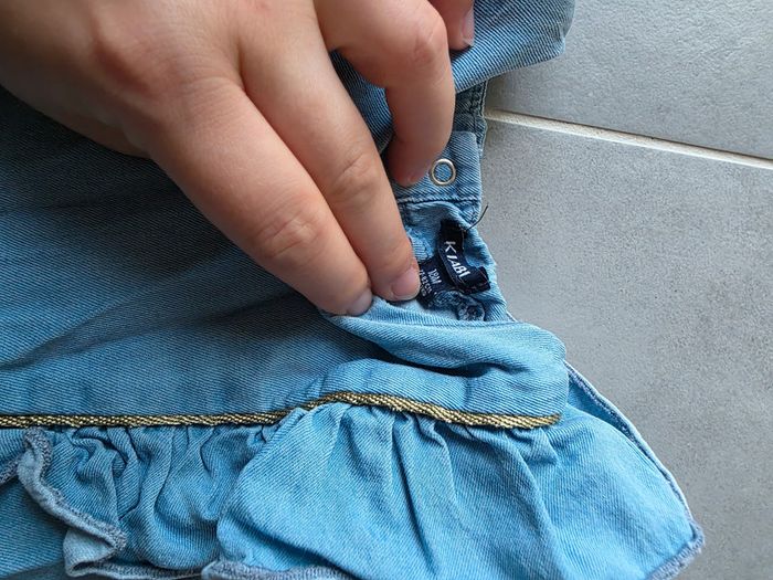 Robe été effet jean 18 mois - photo numéro 4