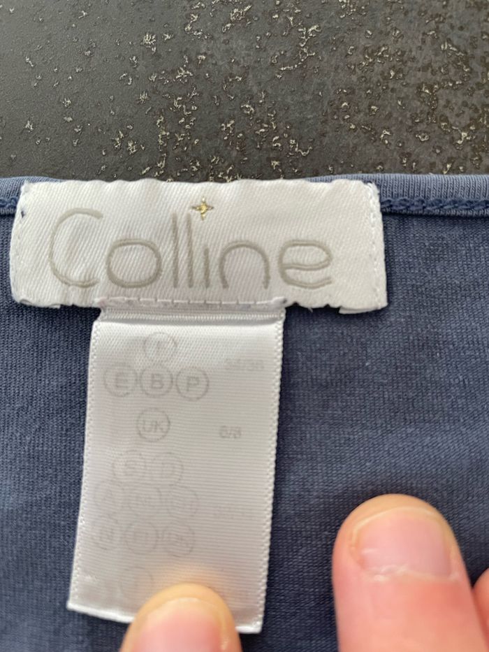 Débardeur bleu allaitement colline T34 - photo numéro 2