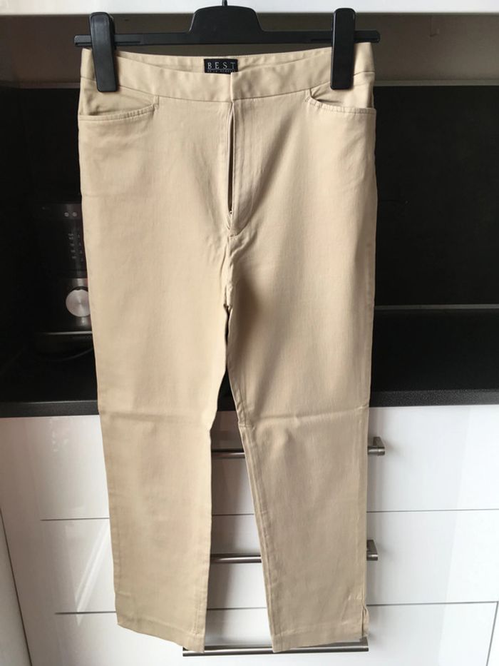 Pantalon beige Best La Redoute Taille 36/38