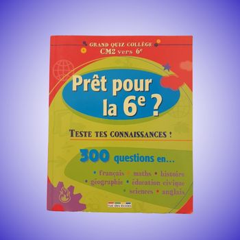 Cahier de vacances Prêt Pour La 6e Neuf Sans Étiquette