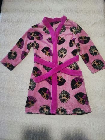 Peignoir poupée lol 5-6 ans