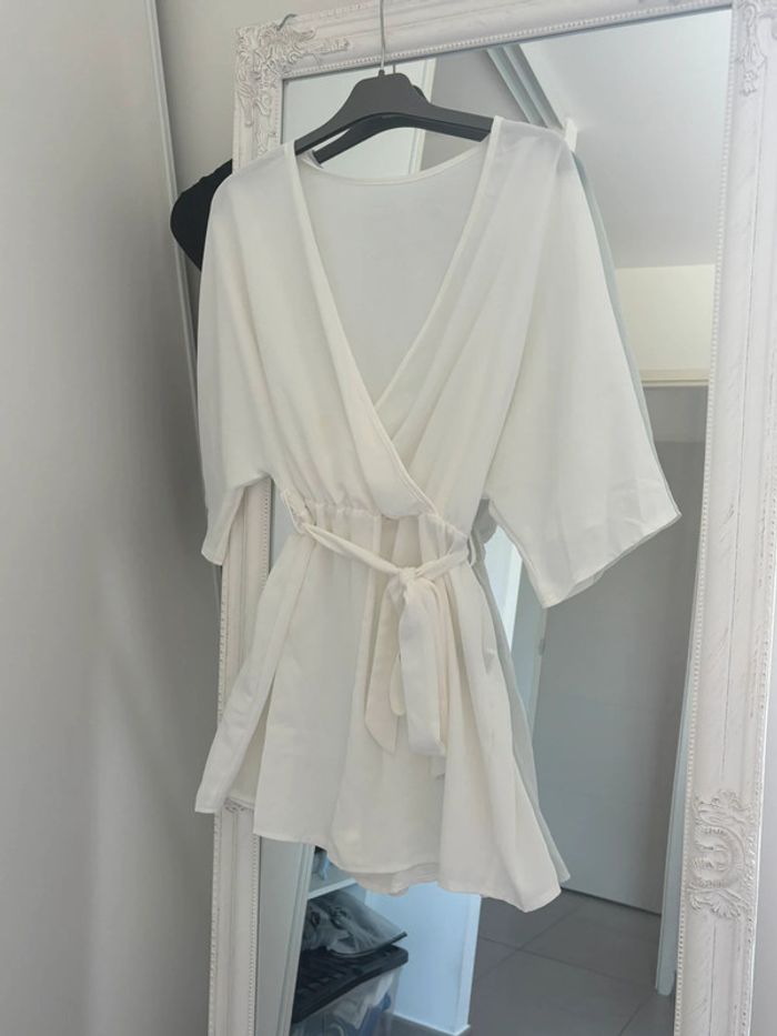 Combi short blanche