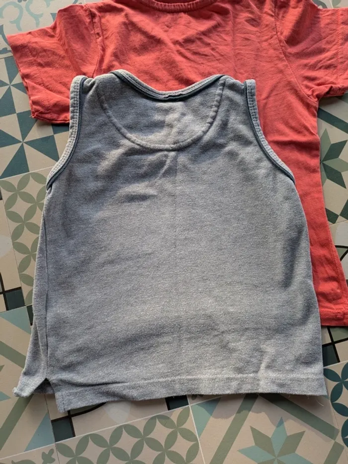 1 tee-shirt et 1 débardeur 3 ans - photo numéro 5