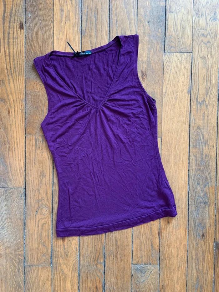 Blouse violette mim taille 38 m - photo numéro 3