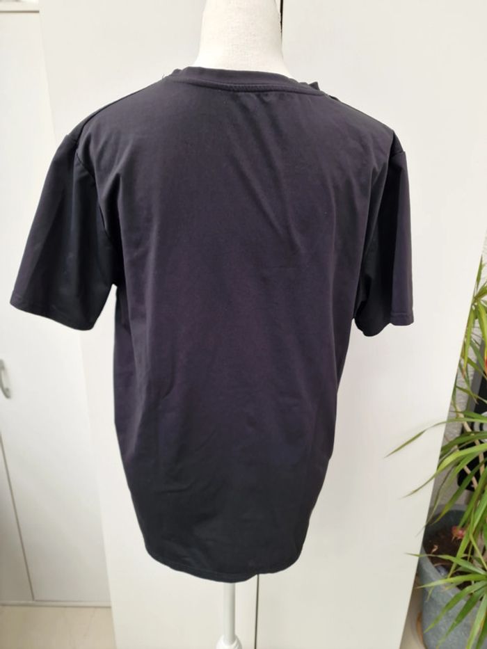 T-Shirt Noir Imprimé Panthère Blanche - photo numéro 5