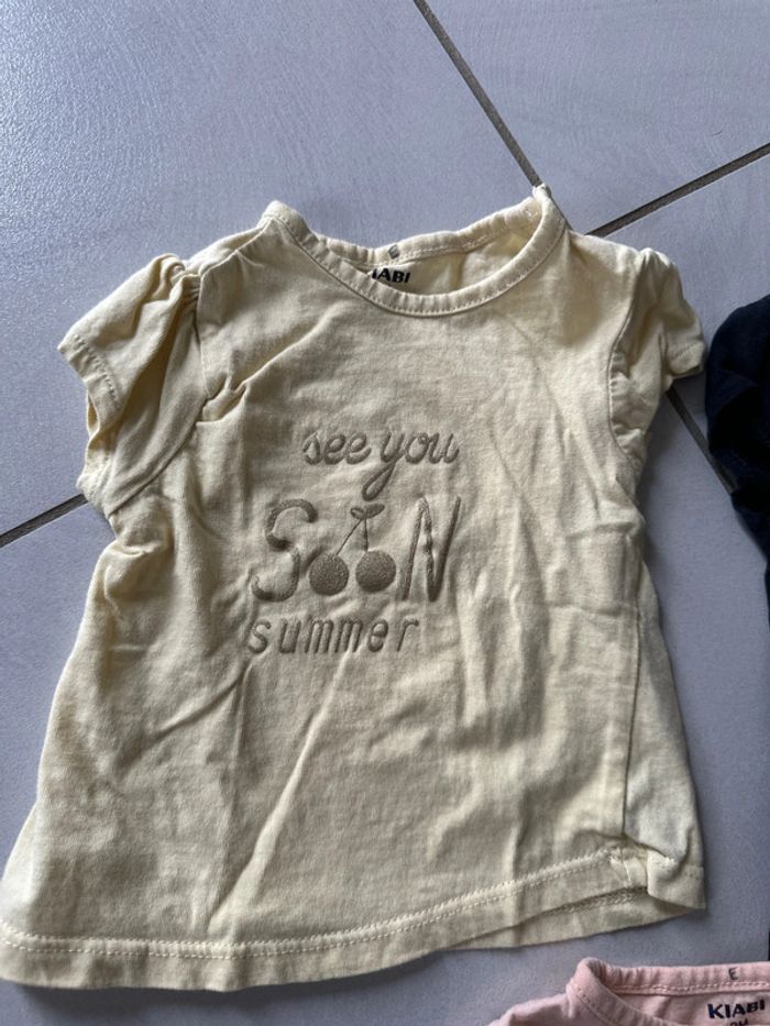 Lot de 3 t-shirt en 3 mois - photo numéro 2