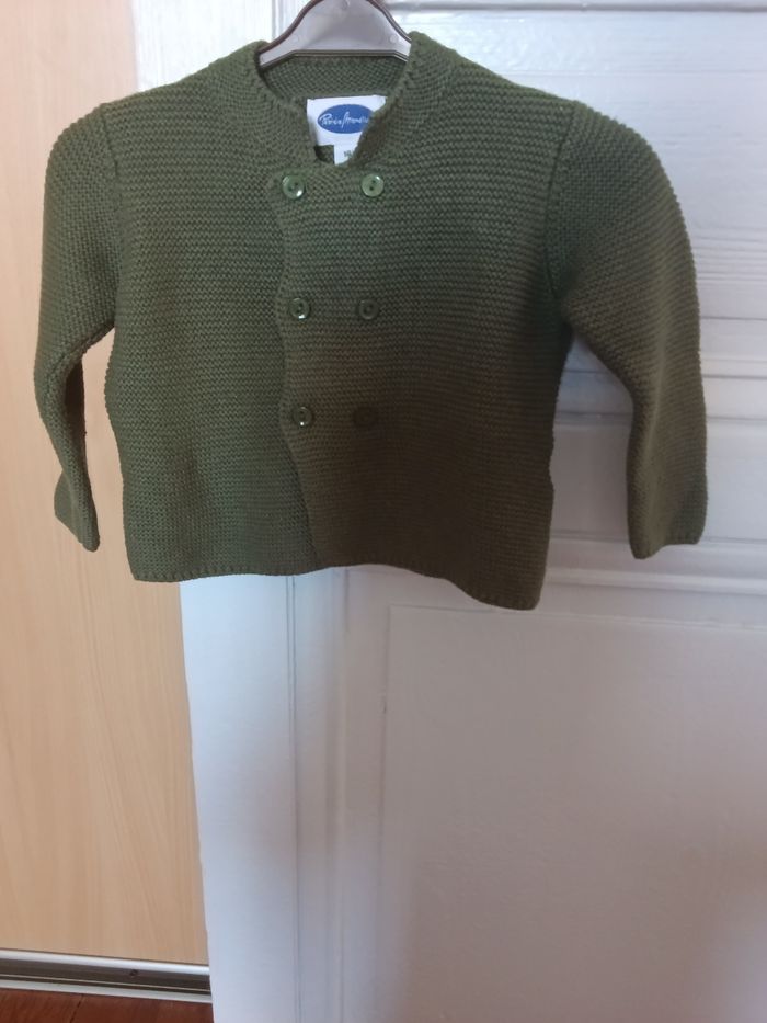 Gilet patricia mendiluce  vert foncé