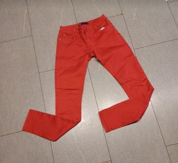 Jeans skinny rouge taille 40