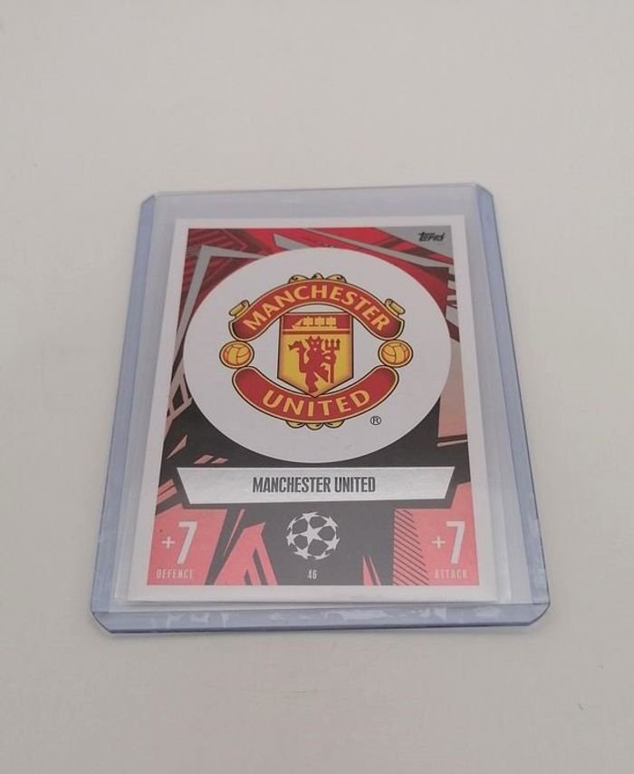 Carte Match Attax 2023-24 MANCHESTER UNIED n°46. - photo numéro 2