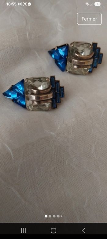 Boucles d oreilles retro