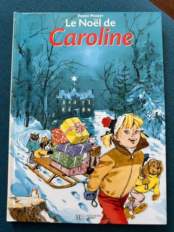 Caroline fête Noël Pierre probst bd vintage écureuil forêt Père Noël livre