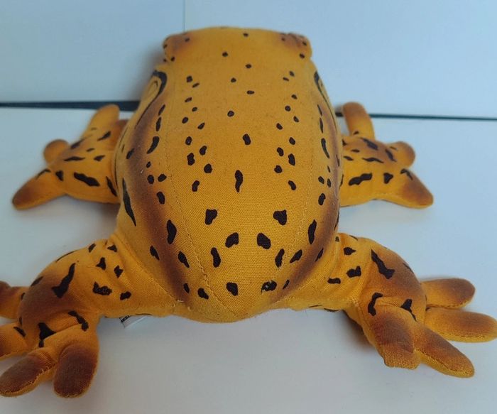Peluche Grenouille jaune/noir El savador - photo numéro 7