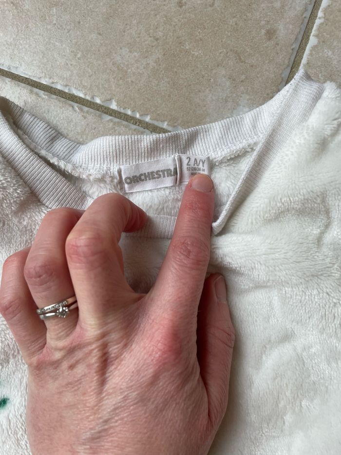 Lot hiver 2 pantalons velours et un pull tout doux - photo numéro 10