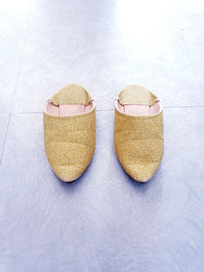 Babouches dorées