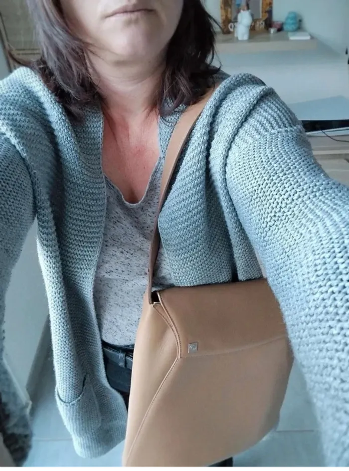 Sac couleur taupe grand format - photo numéro 7