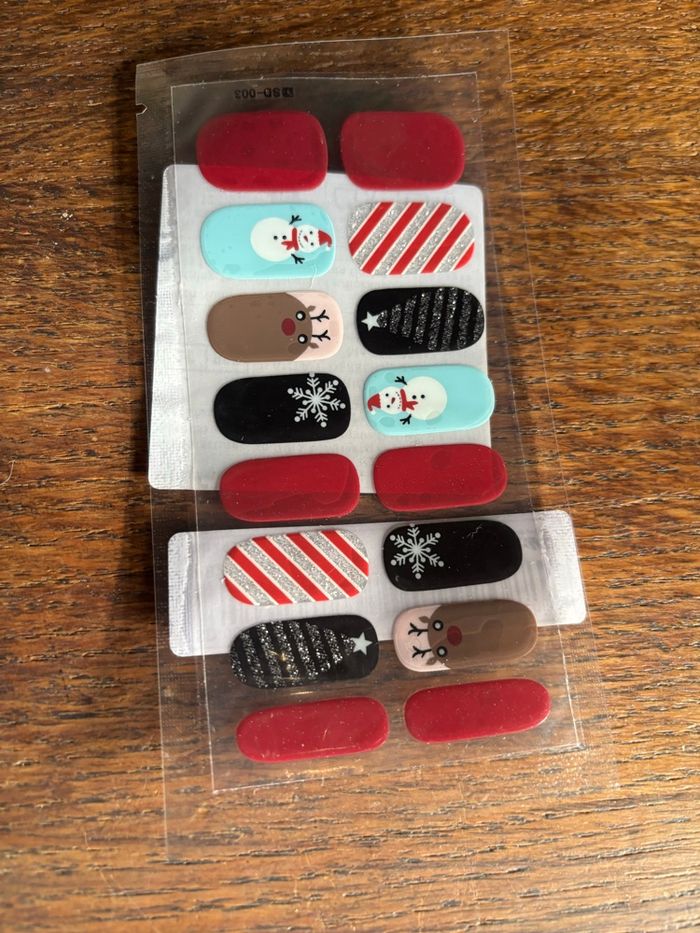 Autocollants ongles Noël