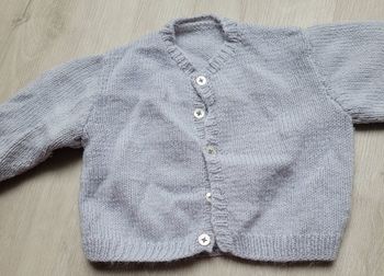 Gilet gris fait main