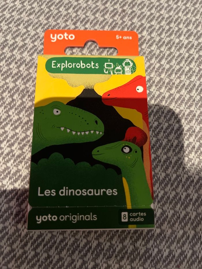 Cartes Yoto Explorabots dinosaures