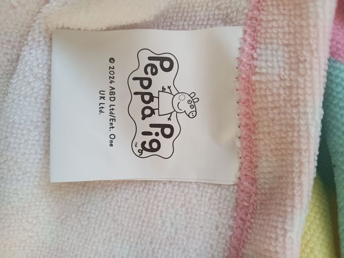 Drap de plage Peppa pig licorne - photo numéro 8