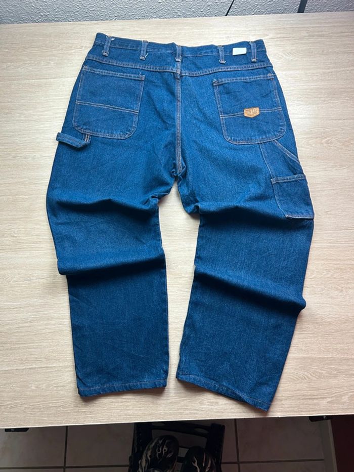 Jean Carpenter Vintage Red Kap Workwear 100% Coton W40 L32 Made in Mexico - photo numéro 13