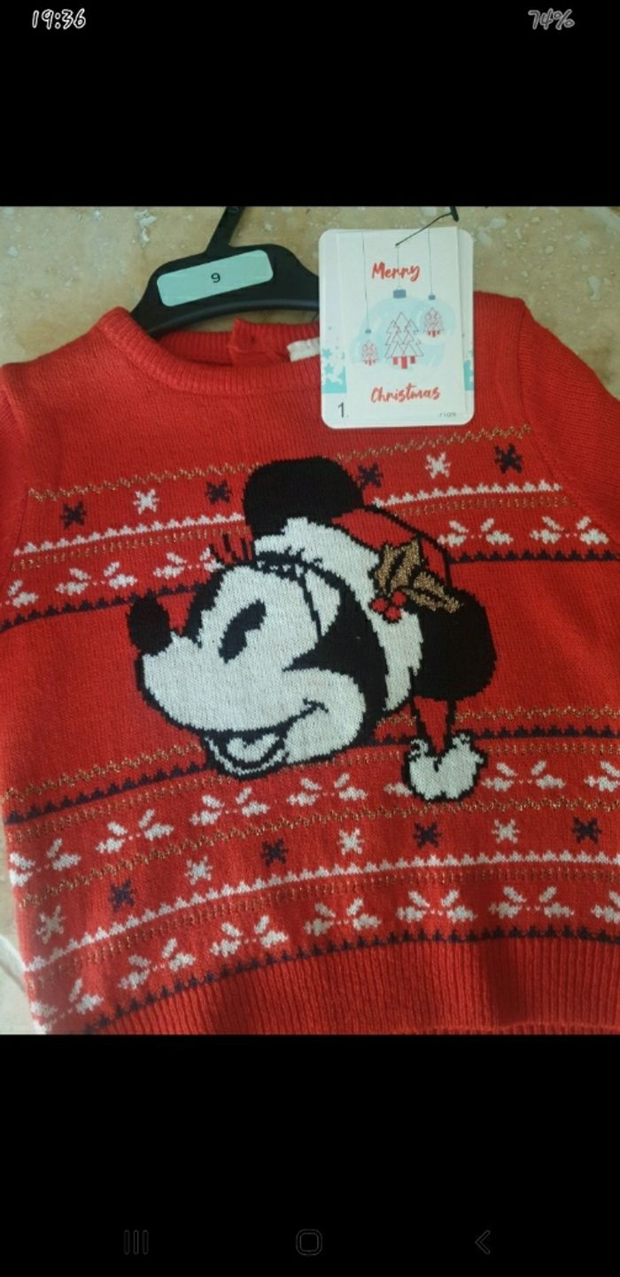 pull minnie disney 9 mois 71 cm