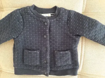 Gilet molletonné bb fille 6 mois