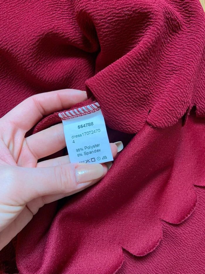 Robe bordeaux SHEIN taille 38 m - photo numéro 4