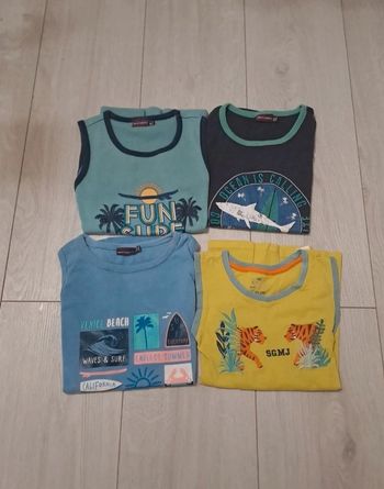 Lot de 4 debardeurs 10A
