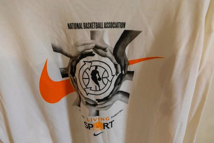 C46 t-shirt blanc Nike L - photo numéro 3