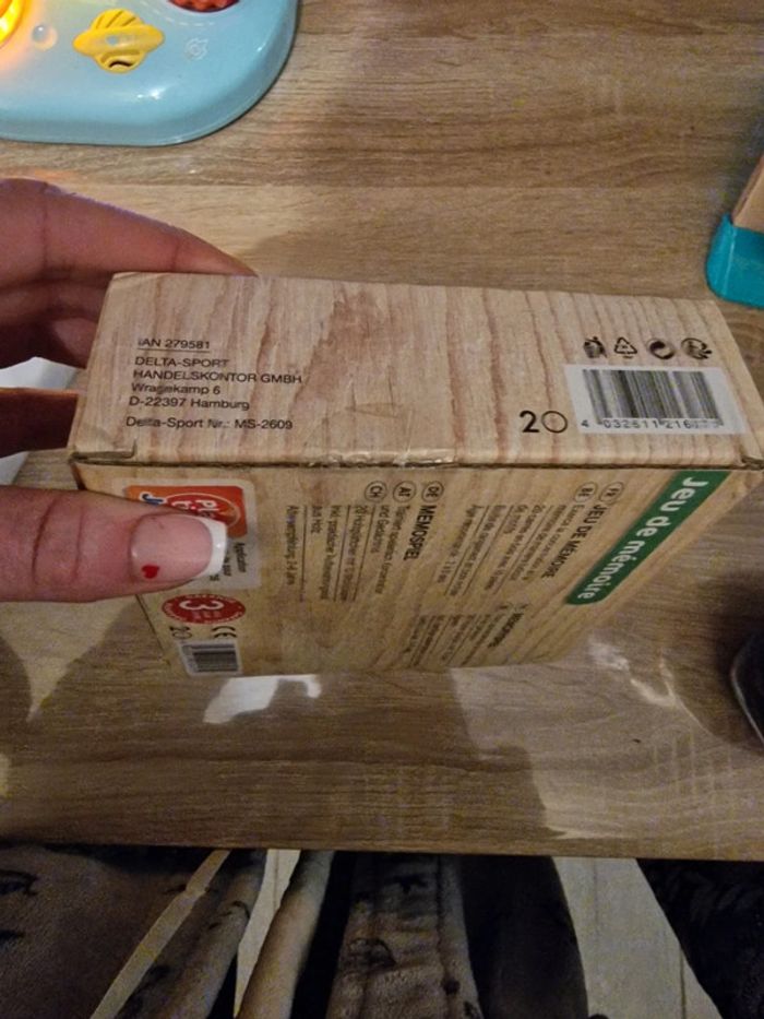 Jeu de memoire en bois - photo numéro 2