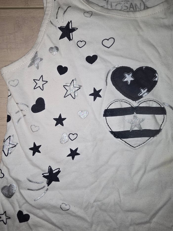 Débardeur coeurs étoiles - photo numéro 2