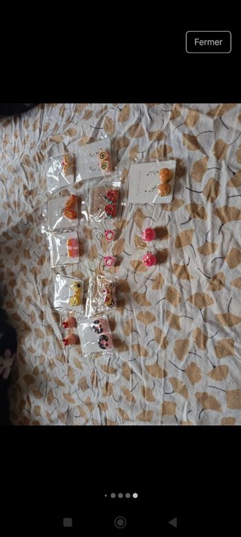 12 paires de boucles d oreille