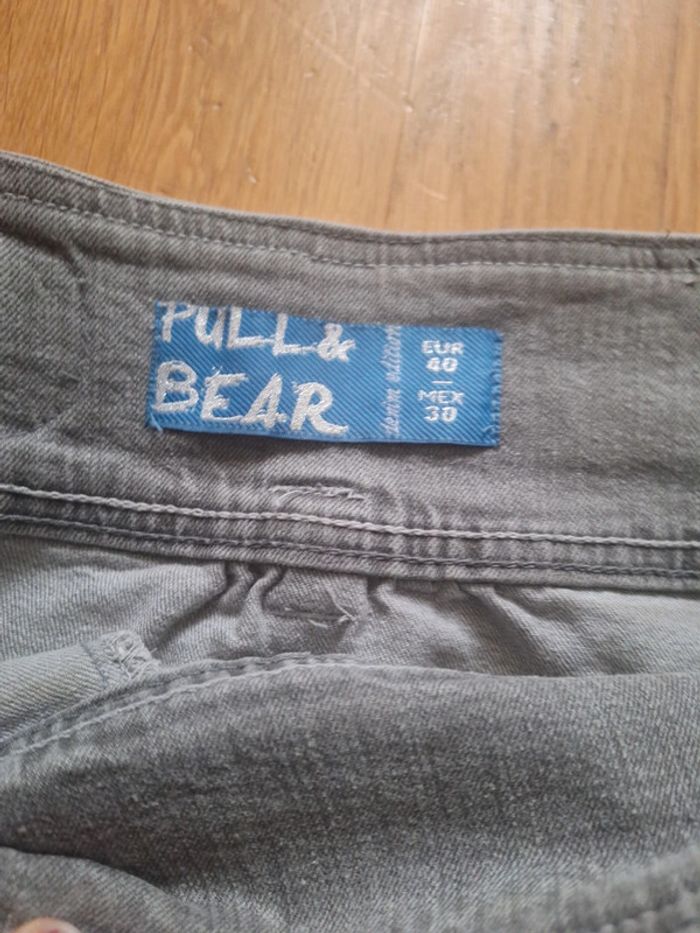 Jupe en jean gris - photo numéro 2