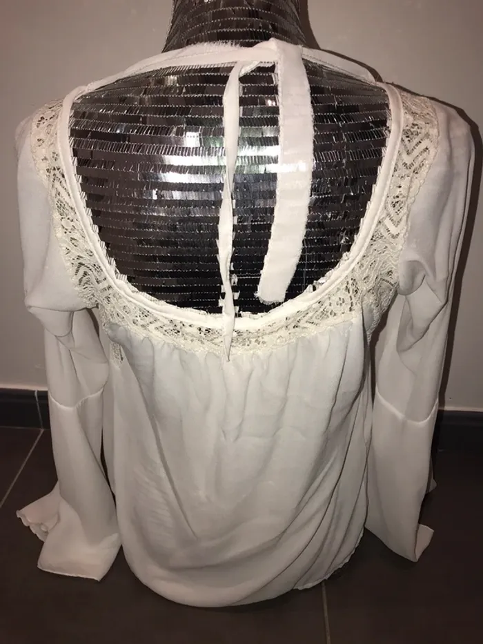 Top blouse oversize taille M - photo numéro 5
