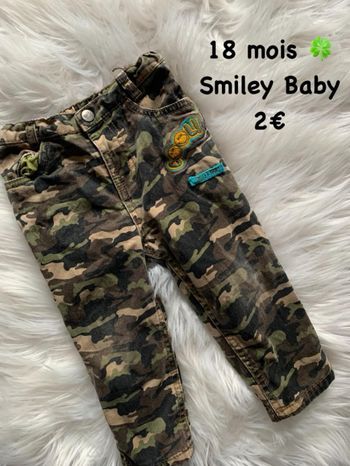 Pantalon 🍀 18 mois 🍀 Smiley Baby