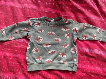 Sweat renard h&m tbe 9/12mois