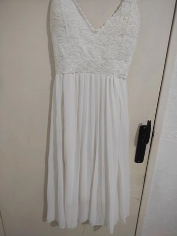 Robe blanche taille unique