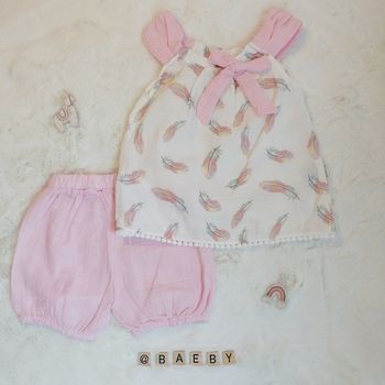 Ensemble t-shirt + short -  Plumevetem