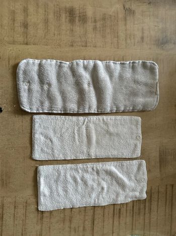 3 inserts de couches lavables