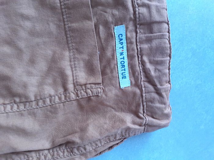 Joli short couleur camel de la marque captain tortue - photo numéro 4