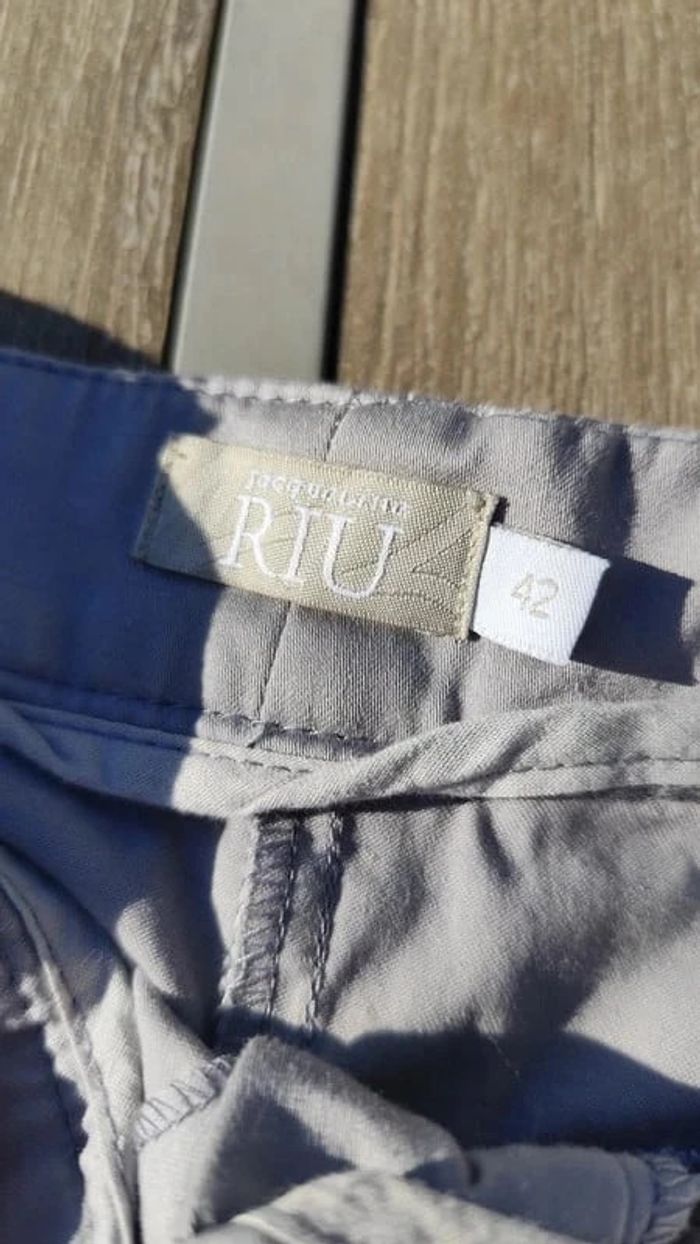 Pantacourt gris T42 - Jacqueline RIU - photo numéro 2