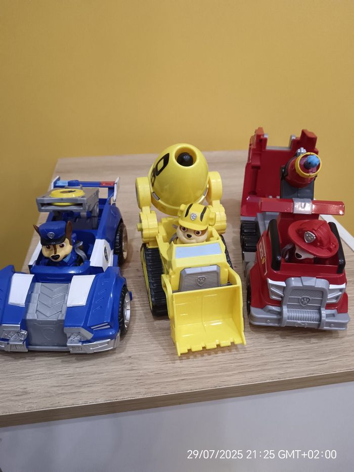 Lot de 2 véhicules et figurines pat patrouille - photo numéro 2